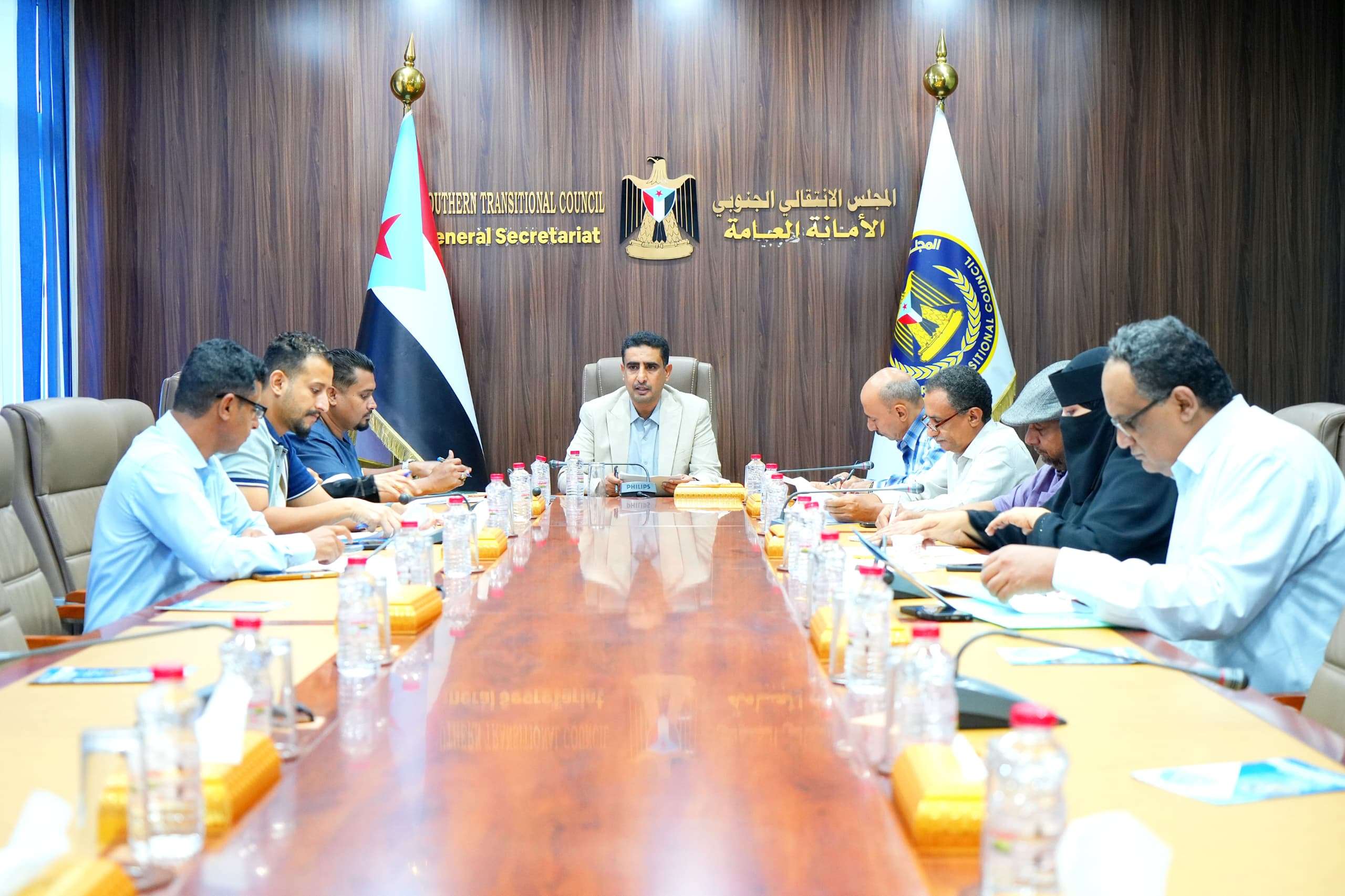 هيئة الشؤون القانونية وحقوق الإنسان تناقش الاستحقاقات التشريعية والقانونية لدولة الجنوب العربي 