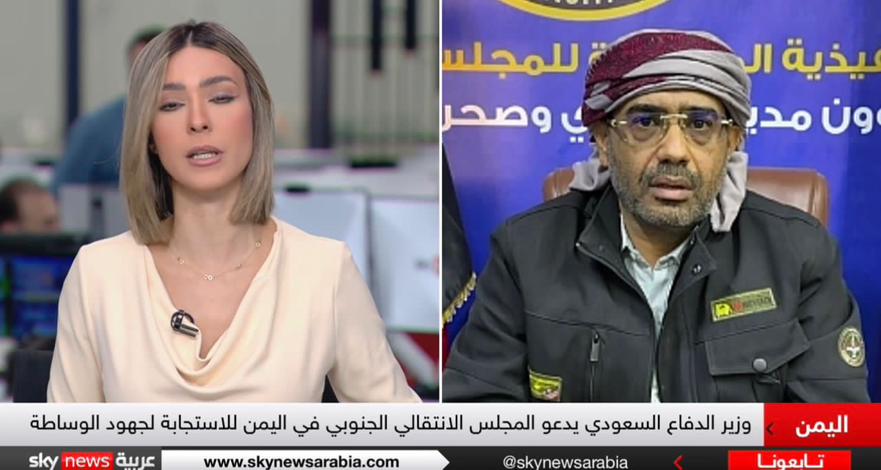 الزبيدي: لن ننسحب من حضرموت ولن نقبل بأي قوات إخوانية 