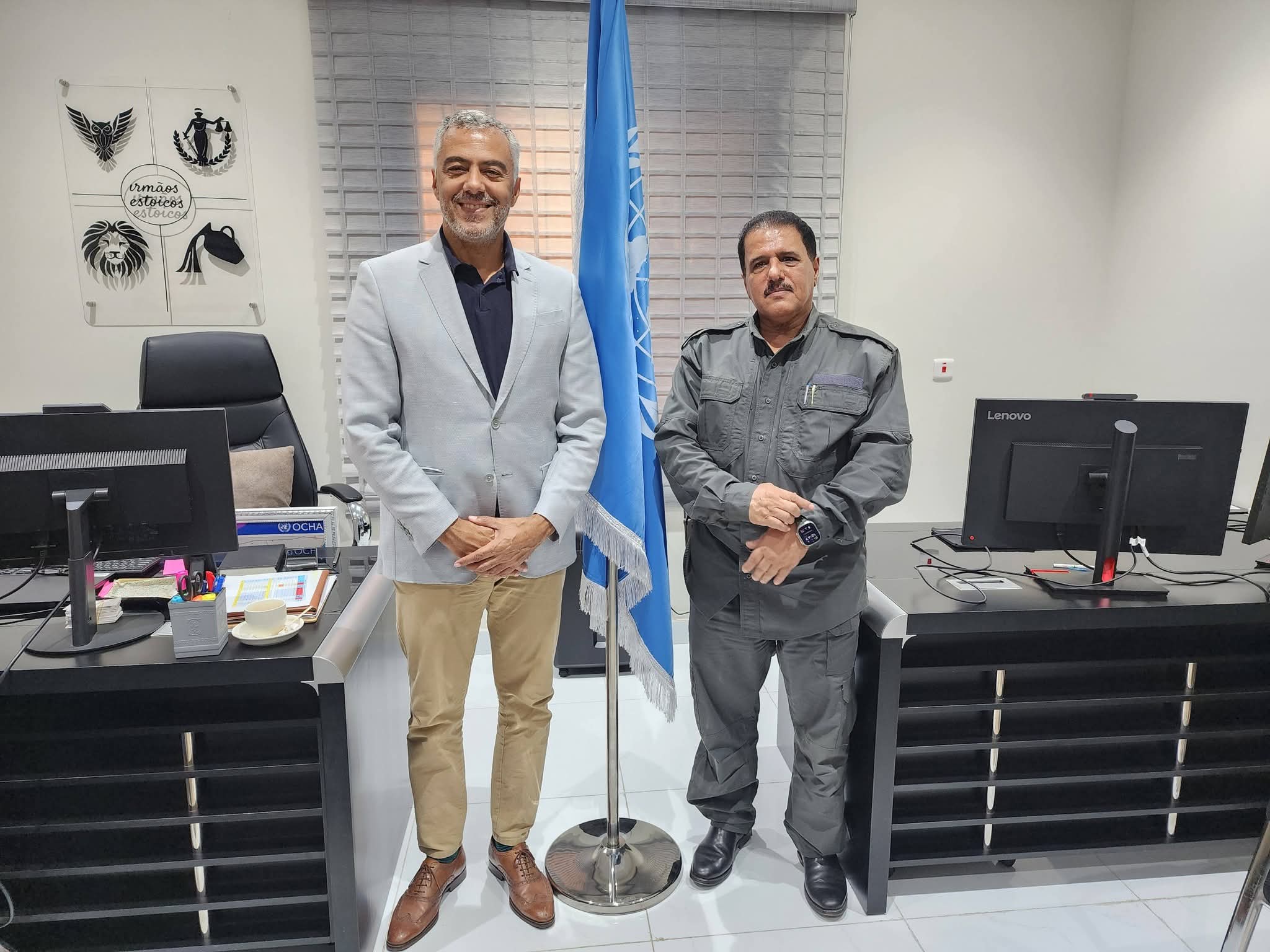 نائب مدير أمن العاصمة عدن يلتقي كبير مستشاري الأمن والسلامة للأمم المتحدة 