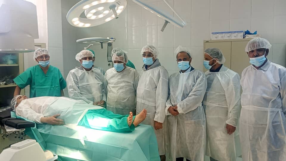 بدعم من السلطة المحلية افتتاح قسم العمليات الجراحية في مستشفى الضالع المركزي 