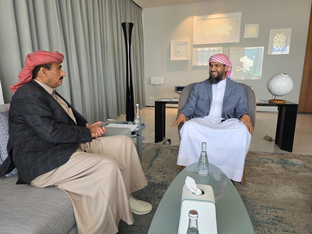 المحرمي يستقبل محافظ شبوة عوض بن #الوزير 